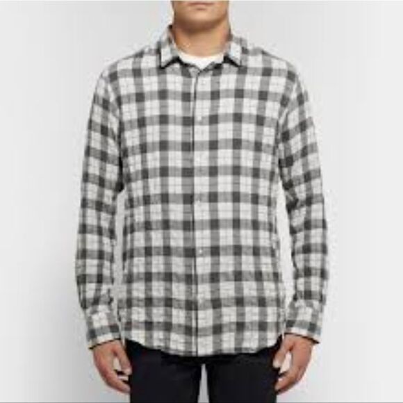 Officine General | Flannel Cotton Button-down - Picture 2 of 9